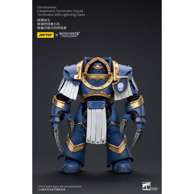 Warhammer The Horus Heresy Action Figure 1/18 Ultramarines Cataphractii Terminator Squad Terminator with Lightning Claws 14 cm