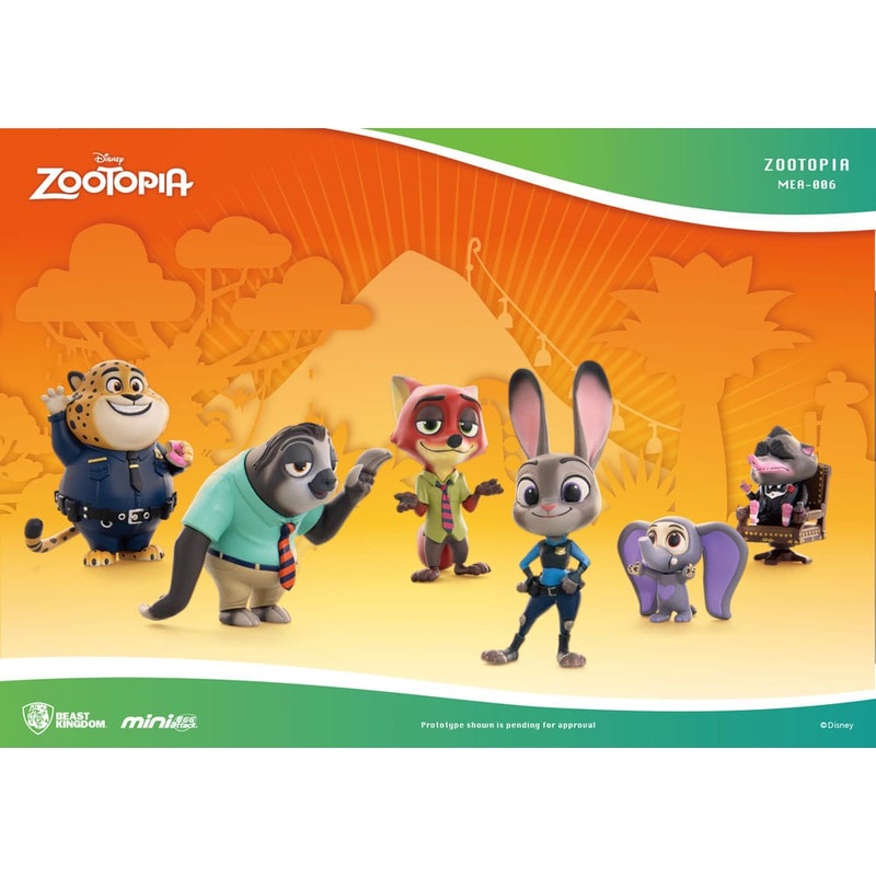 Zootopia Mini Egg Attack Blind Box Figures Series 10 cm Assortment (6)