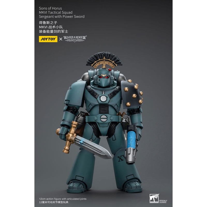 Warhammer The Horus Heresy - Action Figure 1/18 - Sons of Horus MKVI Tactical Squad Sergeant with Power Sword