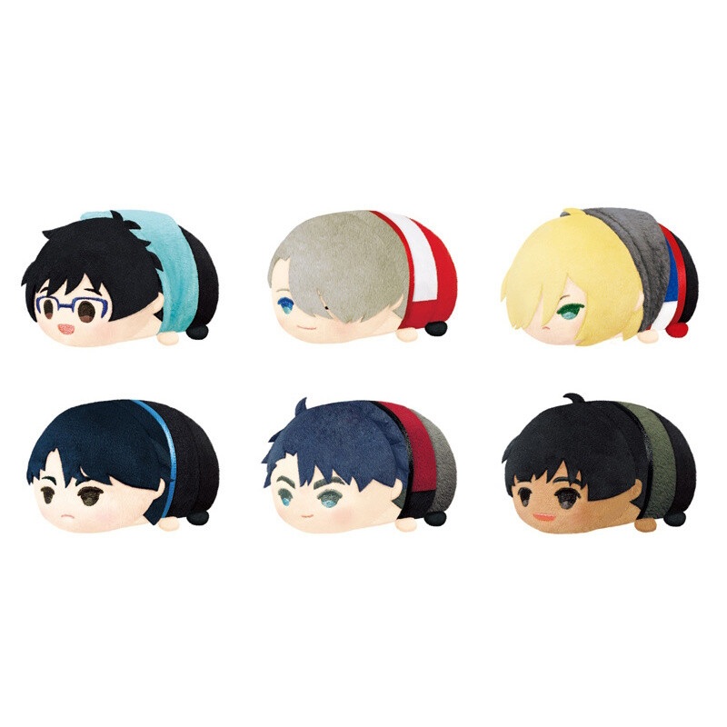 [Animate Exclusive] Mochi Mochi Plush Yuri!!! on Ice Box Set