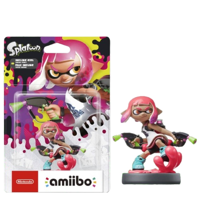 Amiibo Splatoon Girl Girl (Neon Pink)
