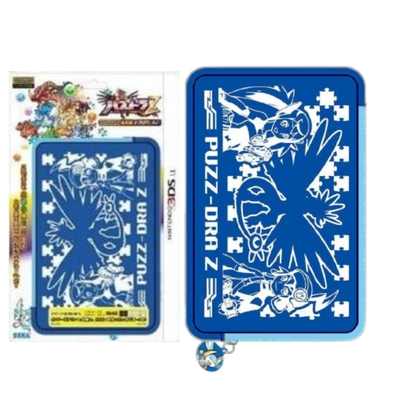 3DS LL Puzzle & Dragon Z Pouch -Blue