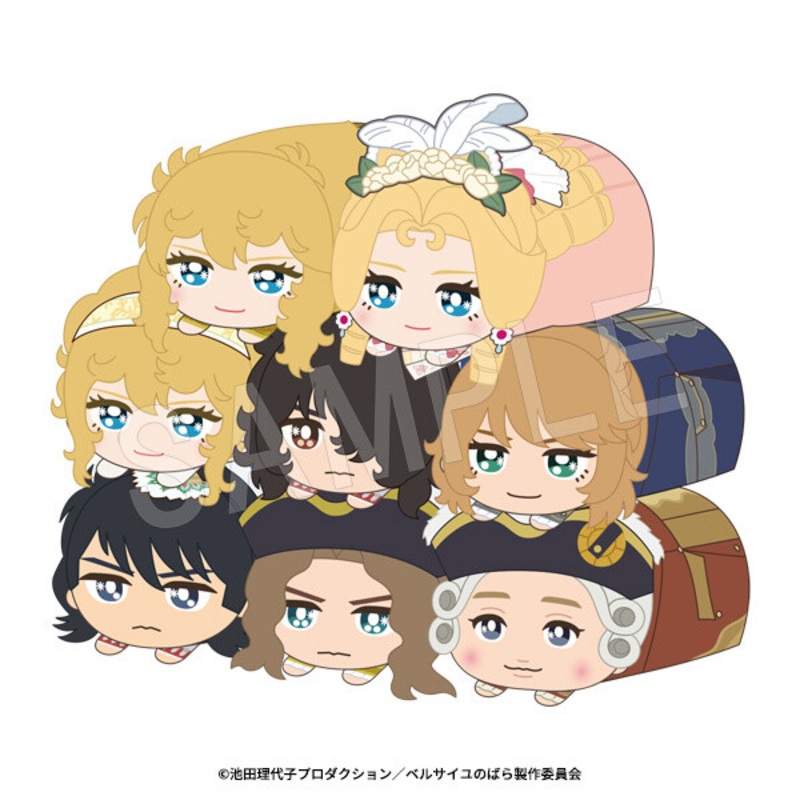 The Rose of Versailles Mochikororin Plushie Mascot Box Set