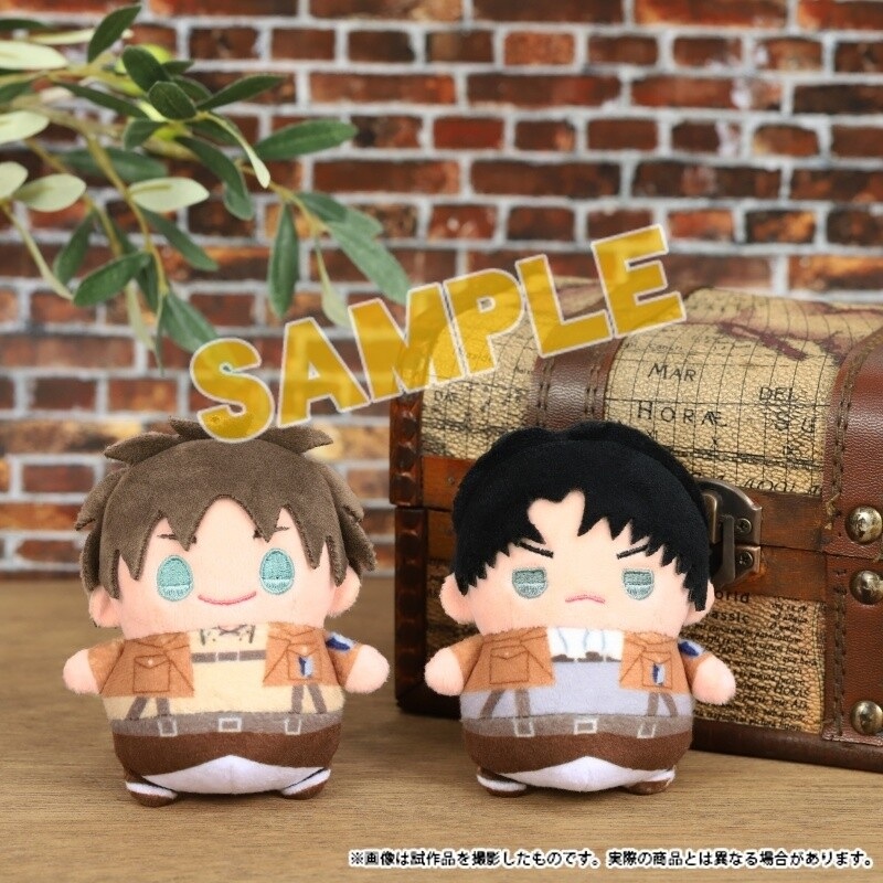 Attack on Titan Mame-Mate Plush Keychain Collection